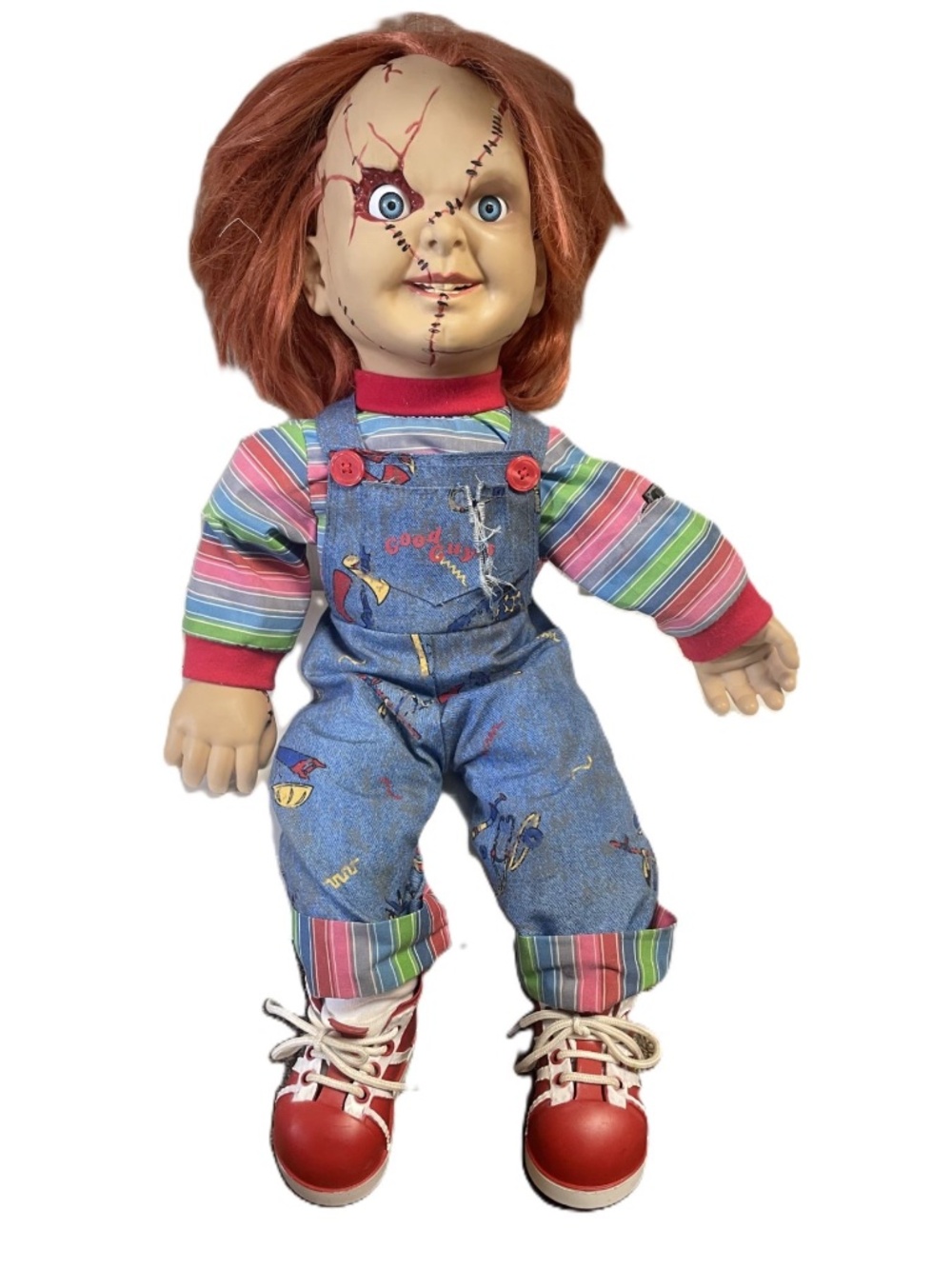 24-inch Chucky doll from the Child's Play horror franchise. Animatronic Talking